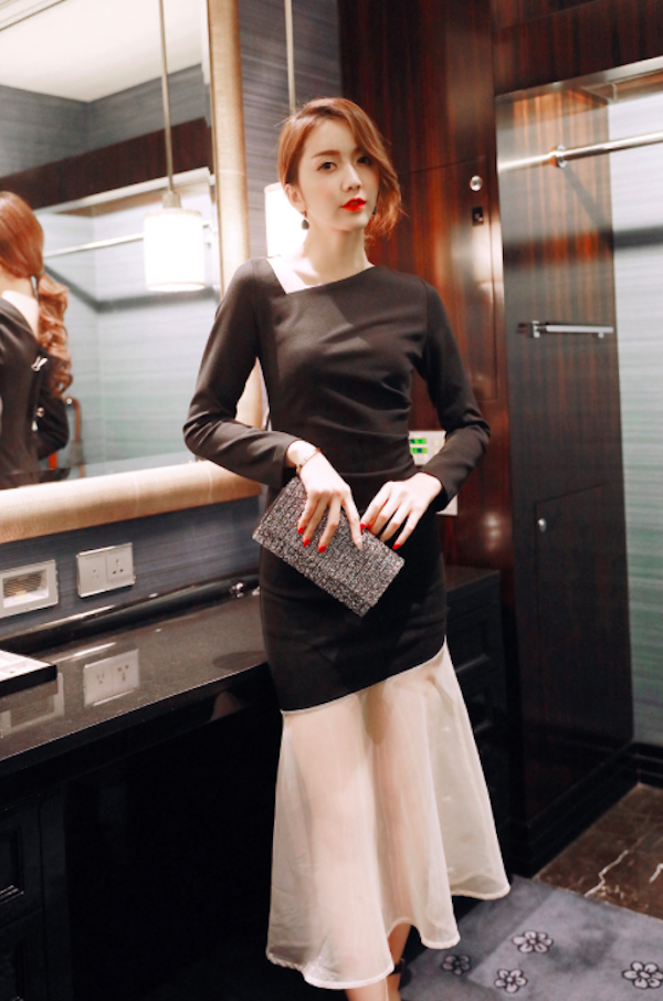 BM71013 Elegant Dress Black