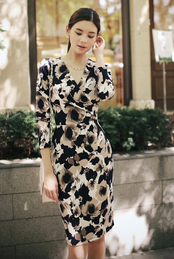 BM71016 Korea Fashion Dress As Picture
