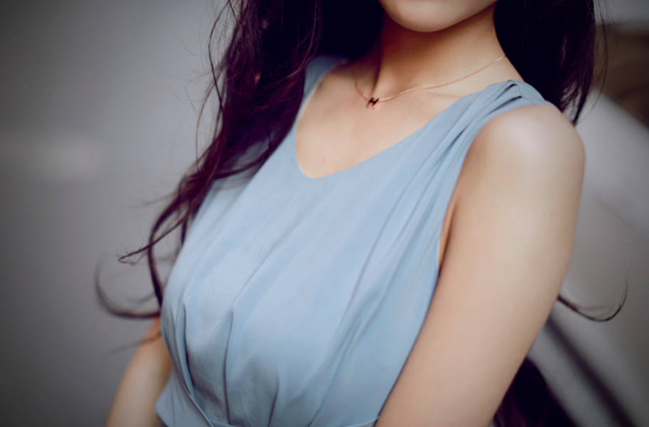 BM71021 Trendy Dress Light Blue