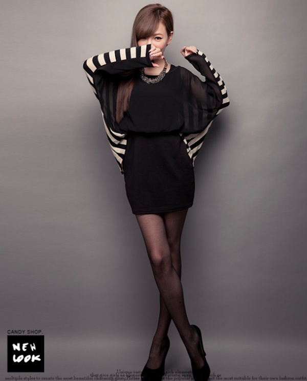 BM71026 Korea Fashion Dress Black