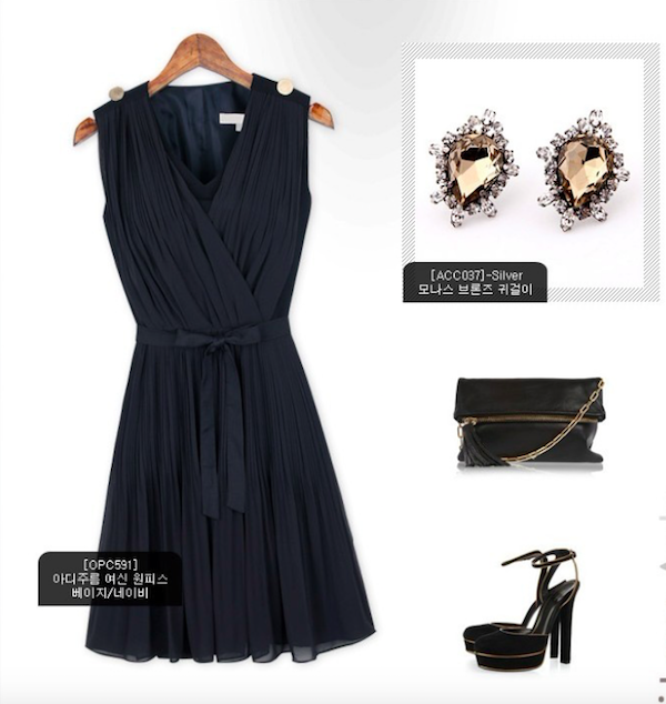 BM71028 Europe Fashion Dress Dark Blue