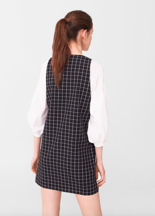 BM71044 Checker Dress As Picture