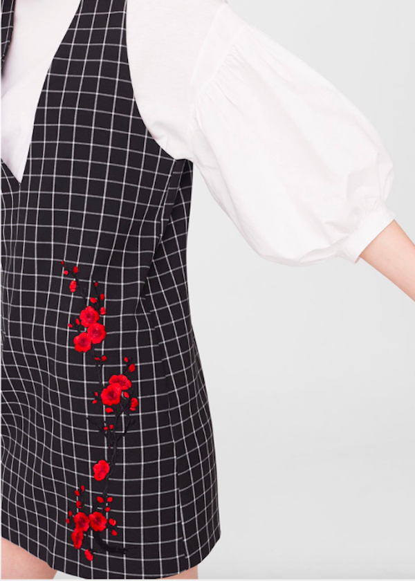 BM71044 Checker Dress As Picture