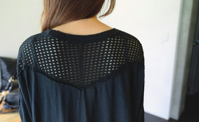 BM71046 Korea Fashion Top Black