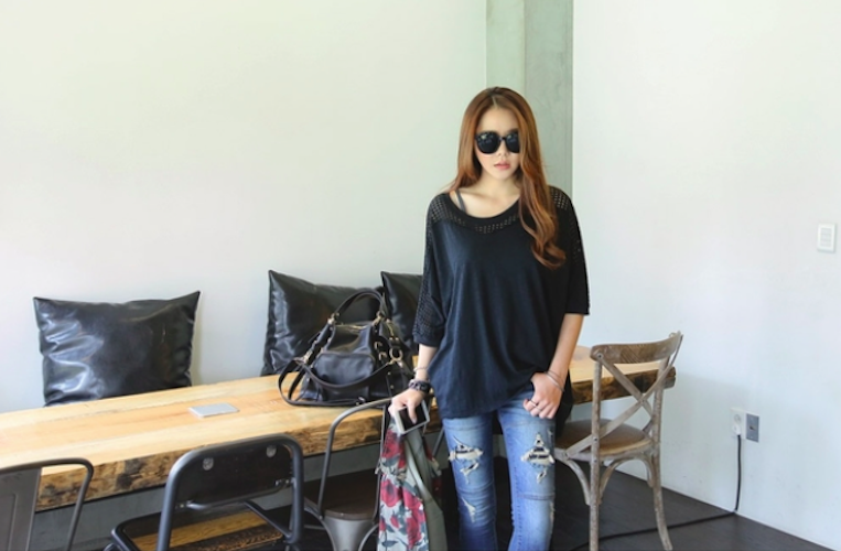 BM71046 Korea Fashion Top Black