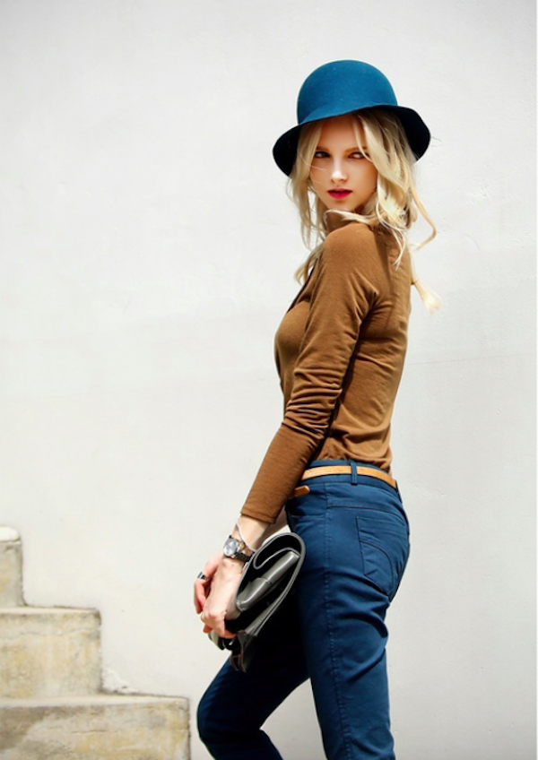 BM71049 Europe Style Button T-Shirt Brown