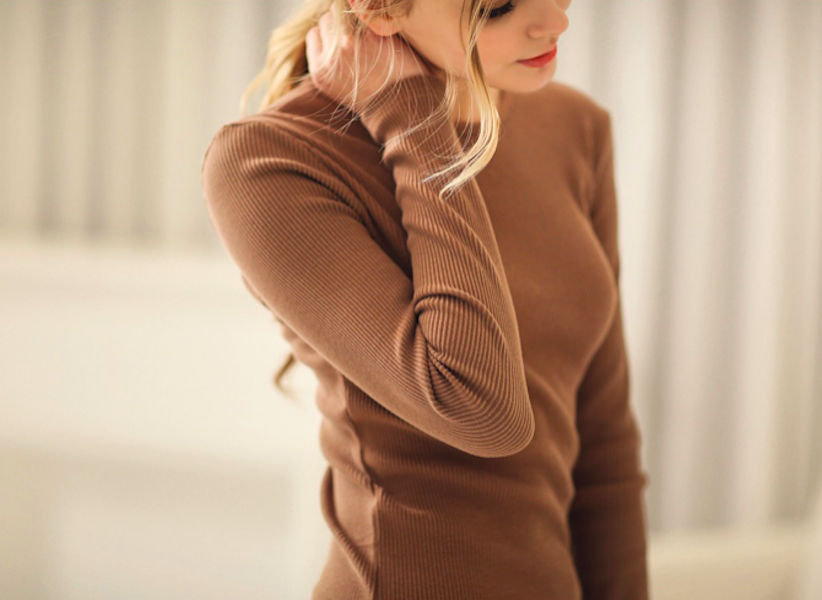 BM71050 Europe Design Long Top Khaki