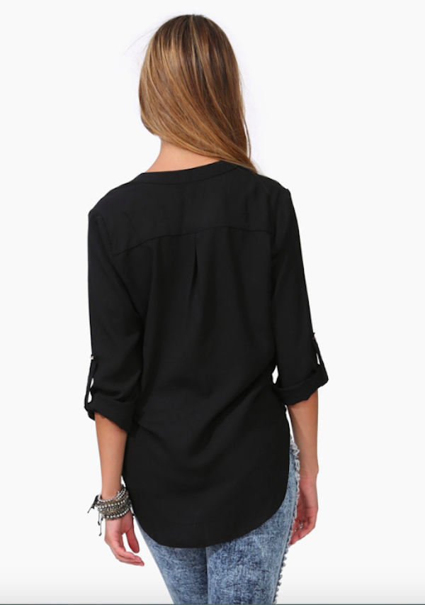 BM71054 Europe Deep V Top Black