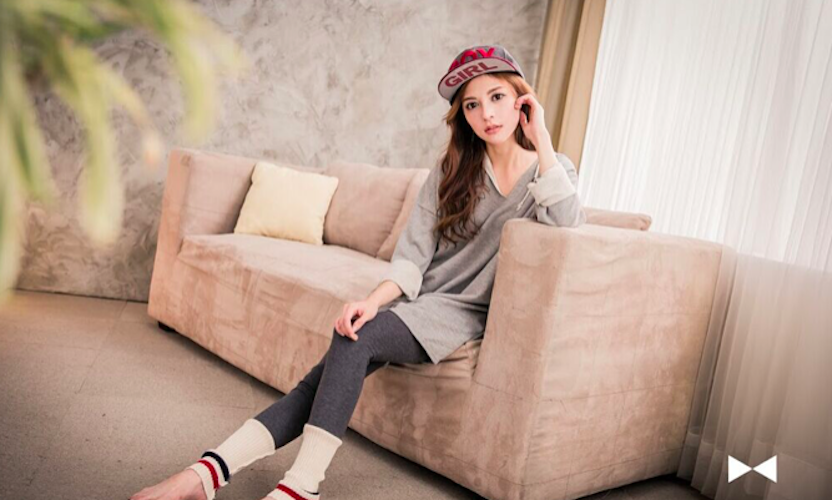 BM71058 Casual Hood Top Grey