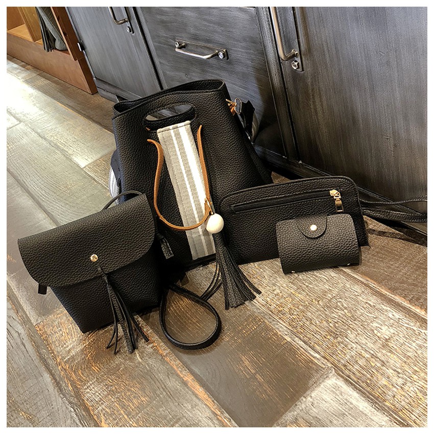 KW80313 Casual 4 In 1 Bag Black