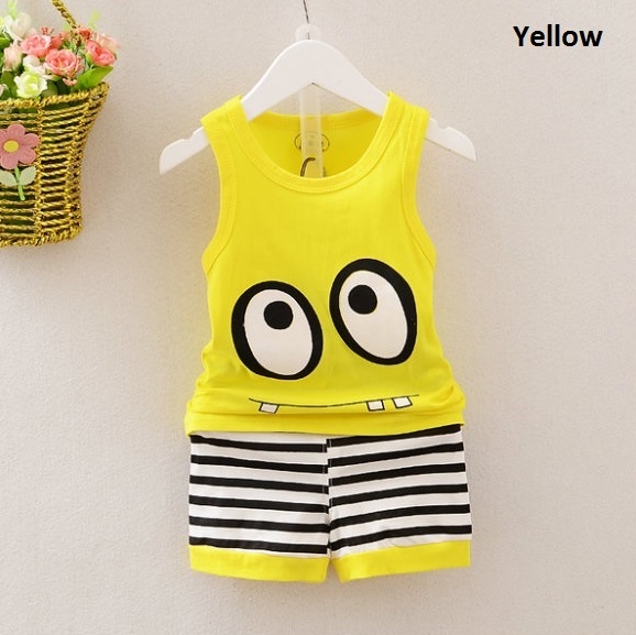 SWK91038 Cute Top and Pant Set Yellow