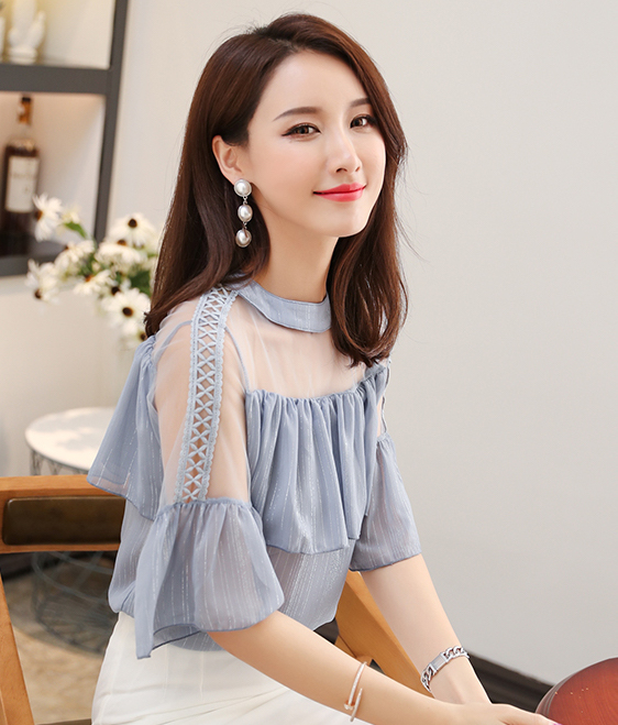 GW2232 Lovely Blouse Blue