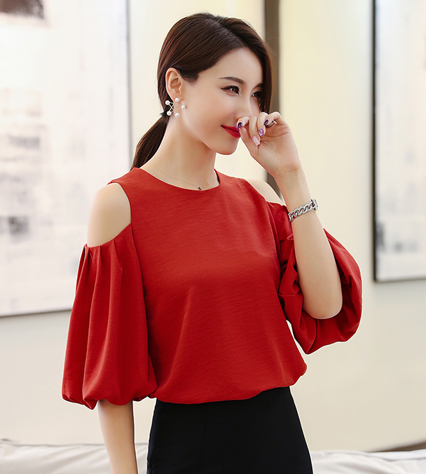 GW2235 Fashion Blouse Red