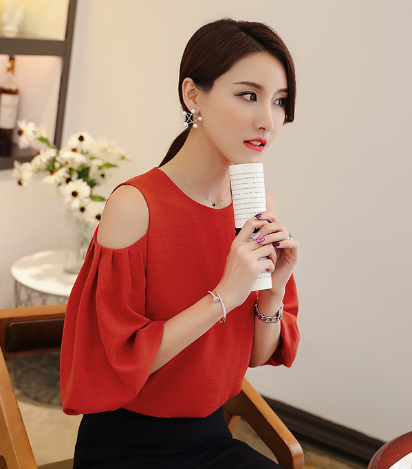 GW2235 Fashion Blouse Red