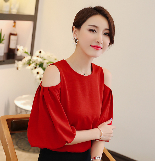 GW2235 Fashion Blouse Red