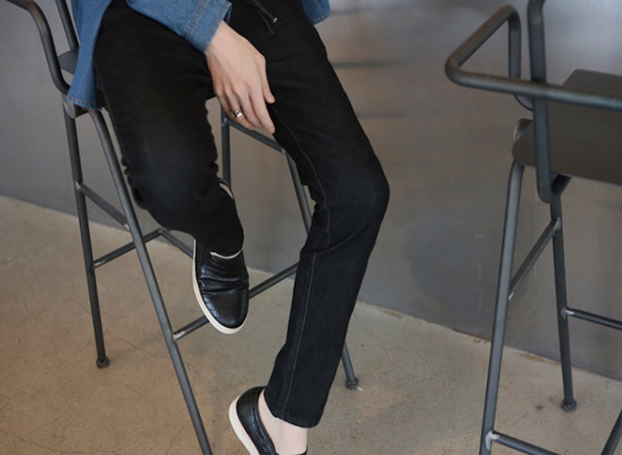 KB10127 Stylish Denim Pant Black