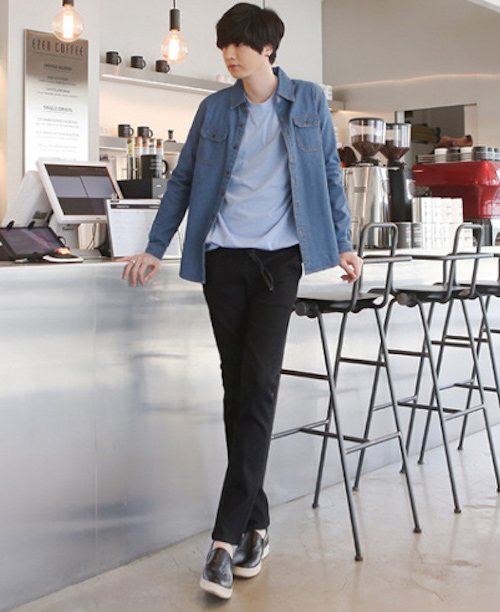 KB10127 Stylish Denim Pant Black