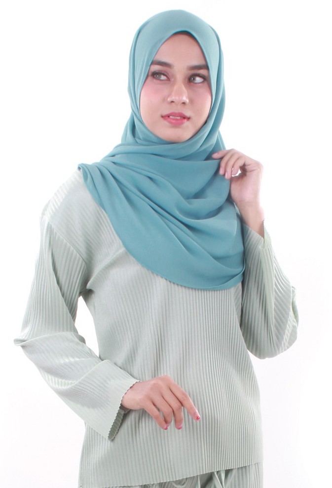 MH065 Charming Blouse Soft Green