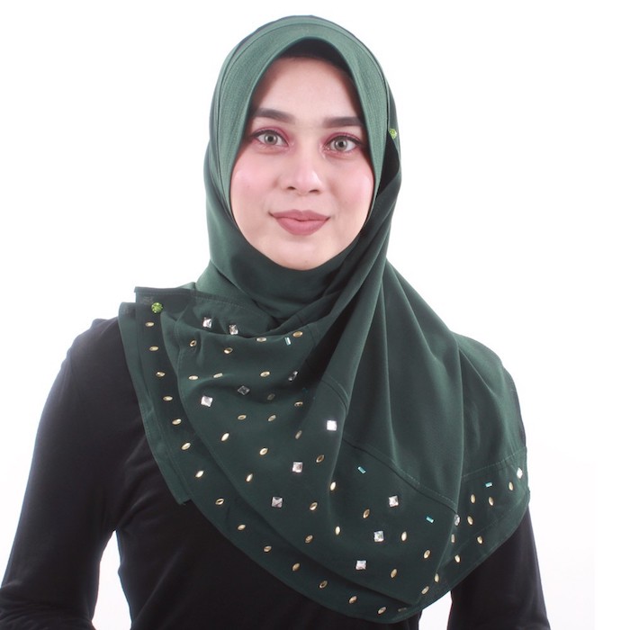 MH099 Pretty Shawl Green