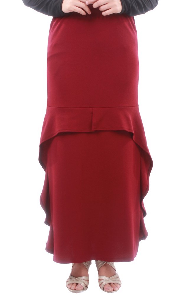 MH103 Fashion Skirt Maroon