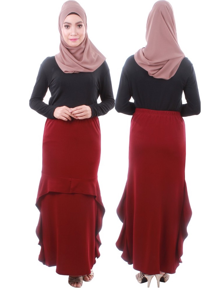 MH103 Fashion Skirt Maroon