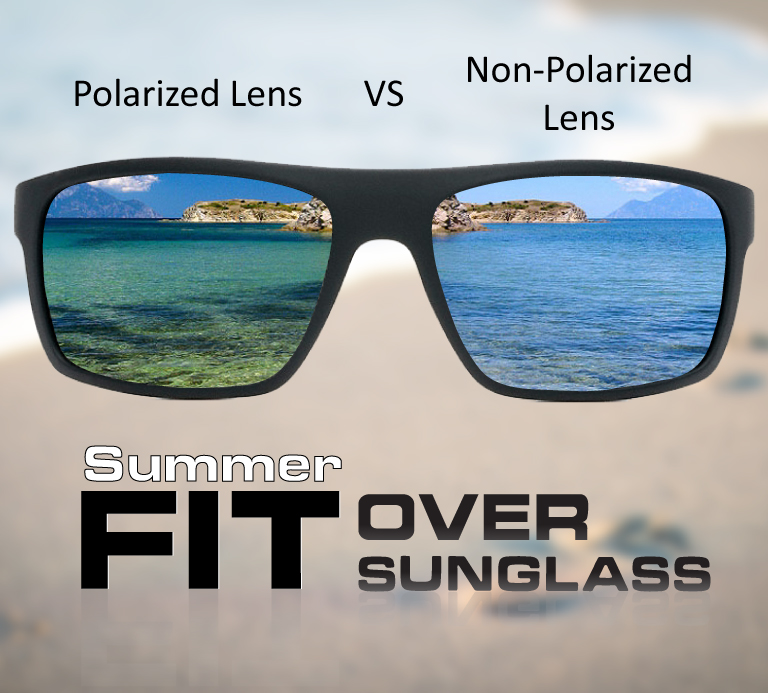 RV007 Summer FitOver Sunglasses Black