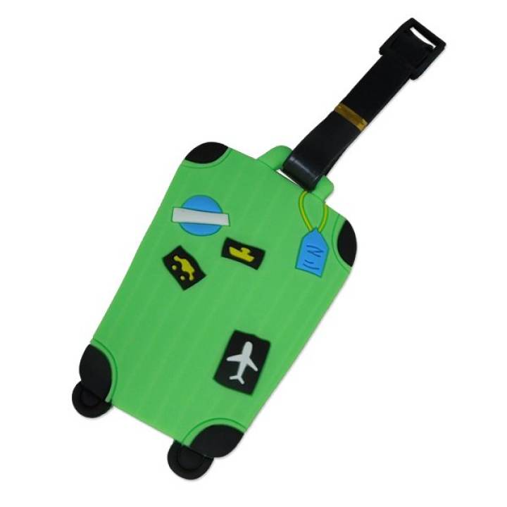 RV018 Cute Luggage Tag Green