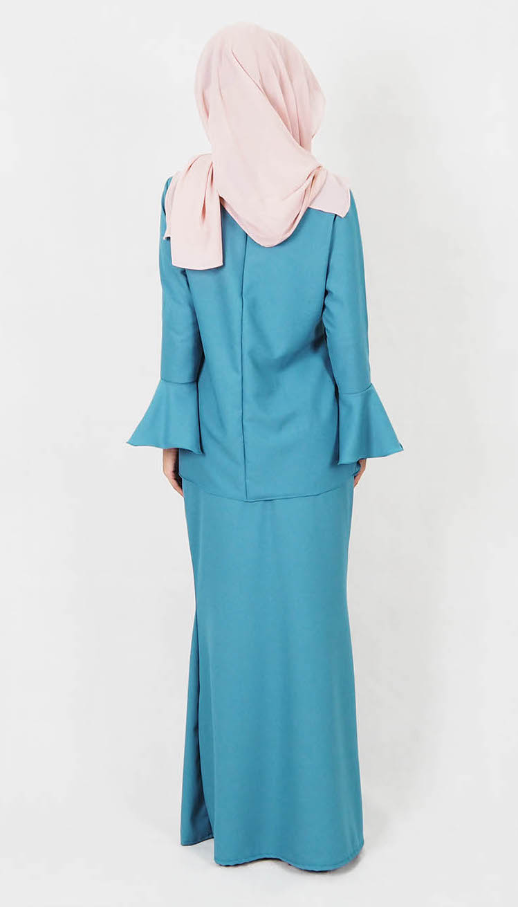 SW4968 Baju Kurung (Breastfeeding) Dark green