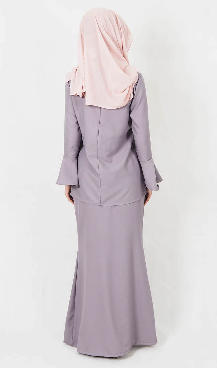 SW4968 Baju Kurung (Breastfeeding) Grey