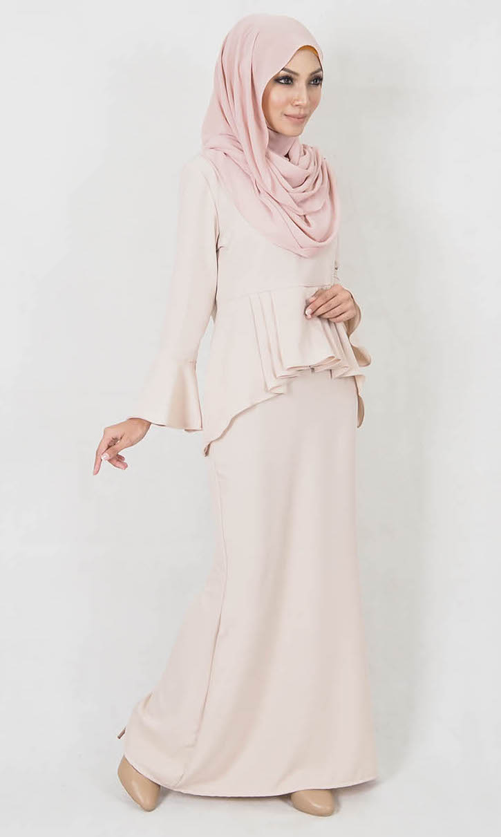 SW4968 Baju Kurung (Breastfeeding) Peach