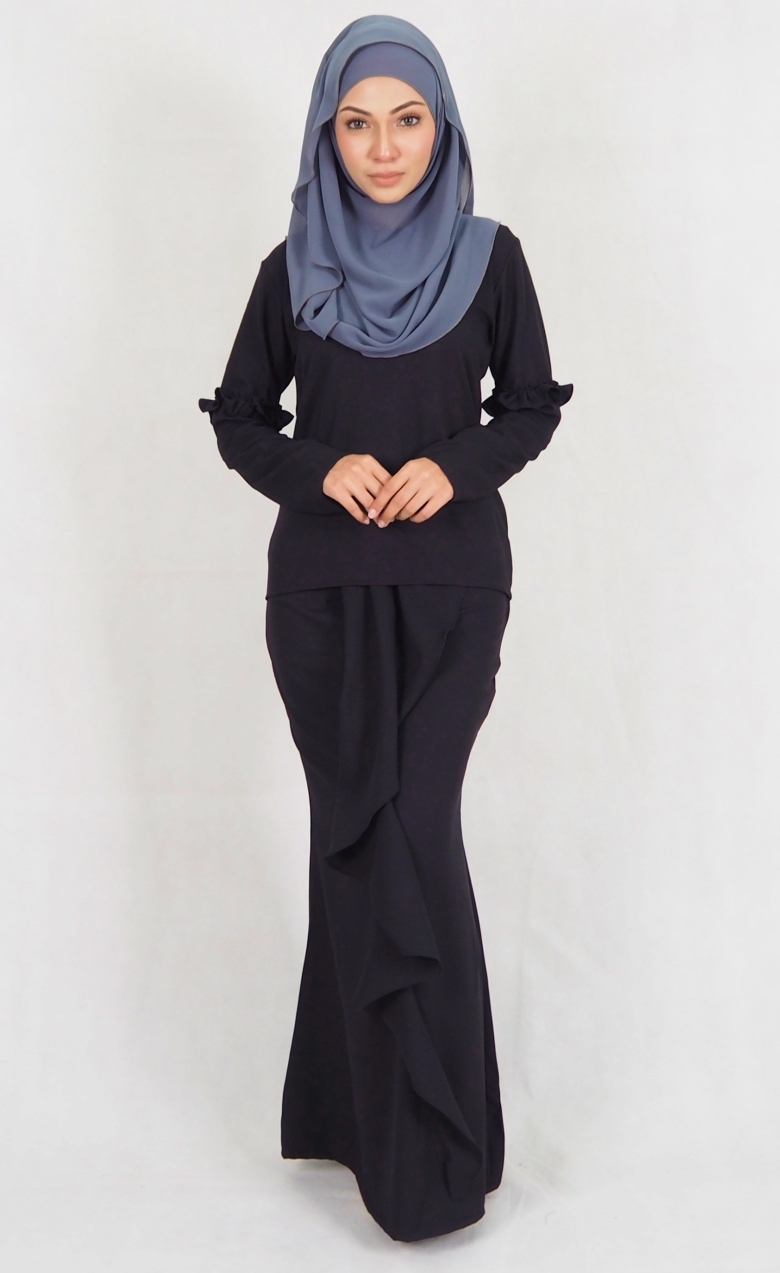 SW4969 Baju Kurung (Breastfeed) Black