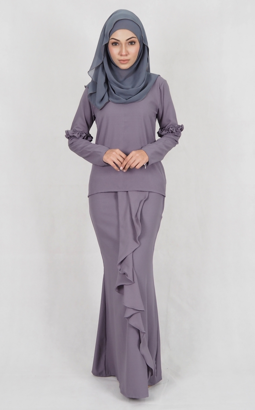SW4969 Baju Kurung (Breastfeed) Grey