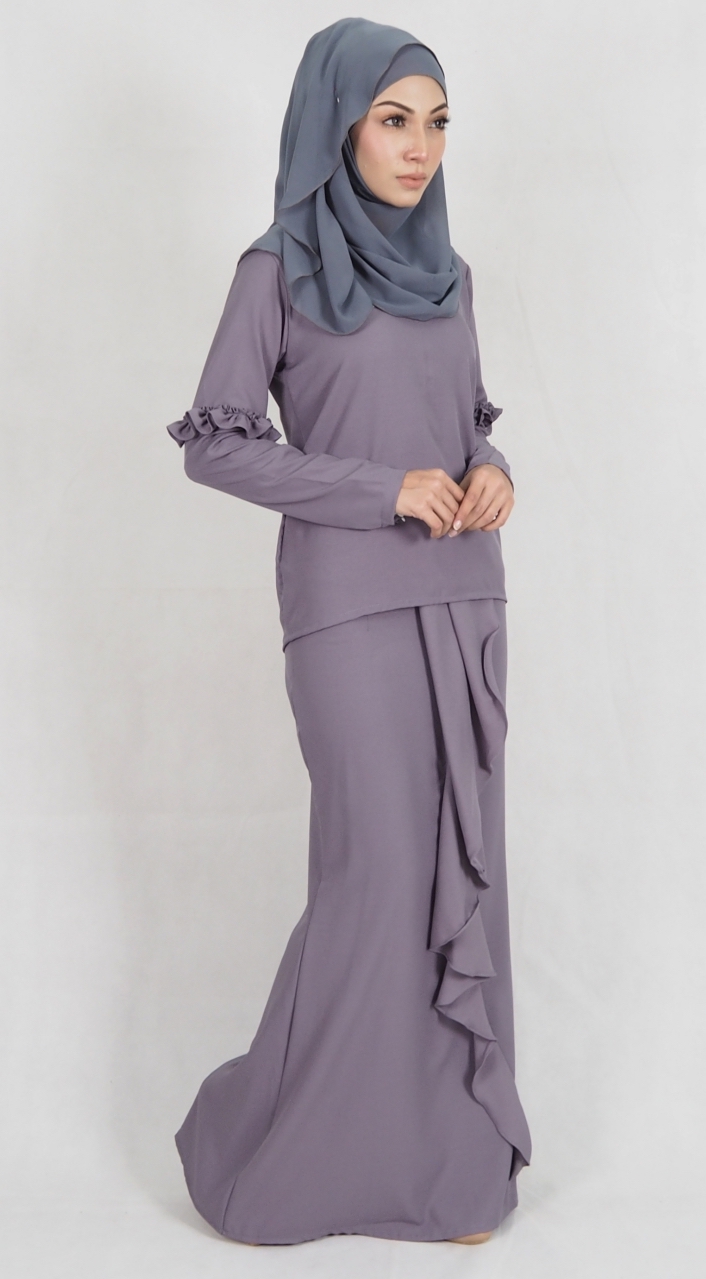 SW4969 Baju Kurung (Breastfeed) Grey