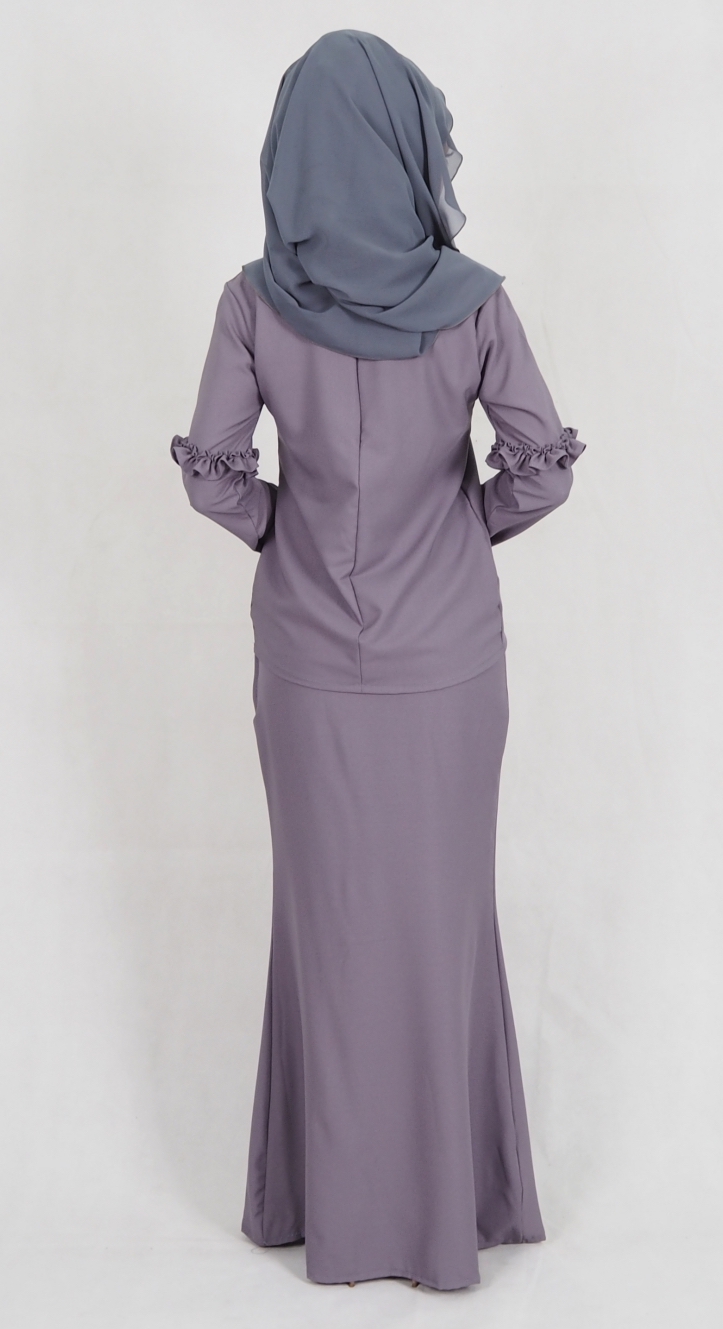 SW4969 Baju Kurung (Breastfeed) Grey