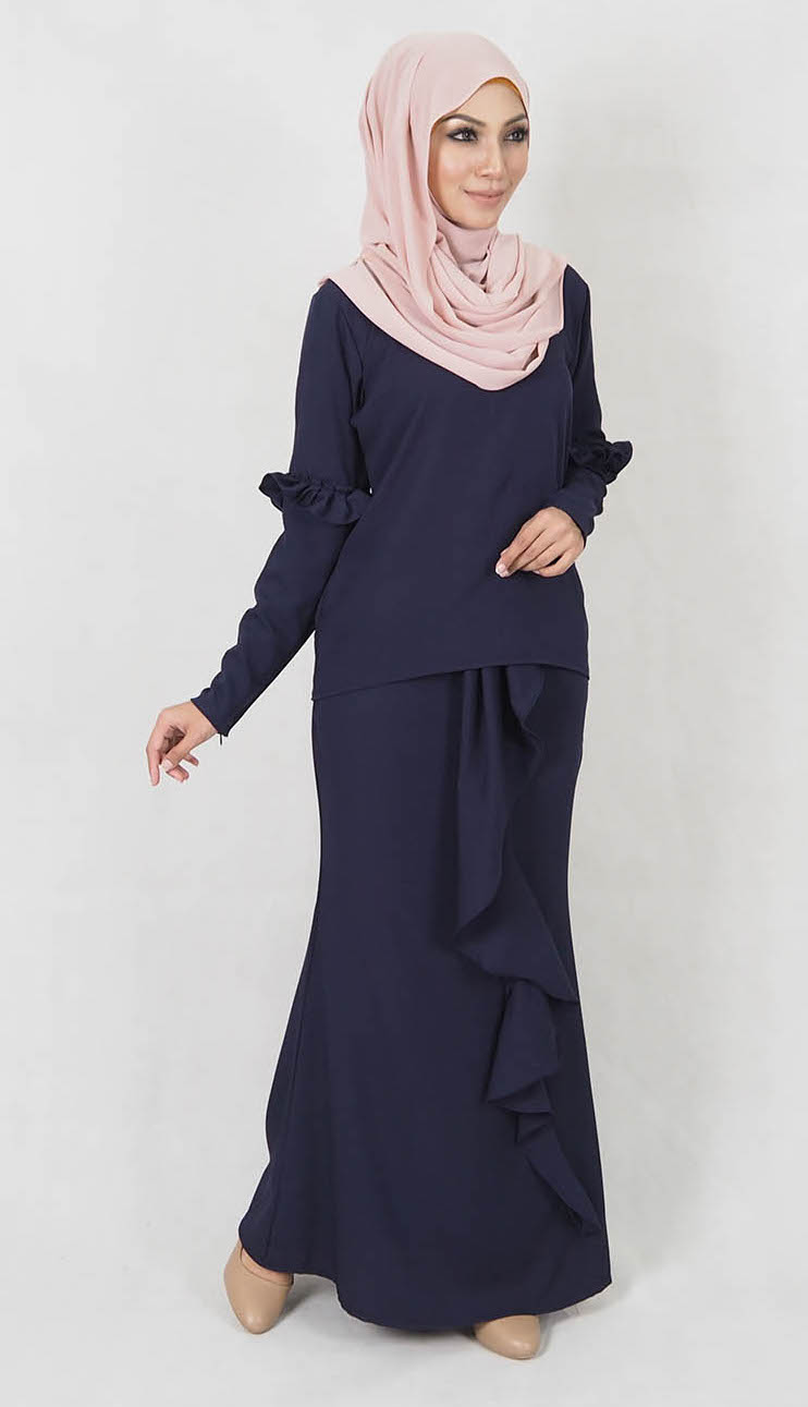 SW4969 Baju Kurung (Breastfeed) Navy