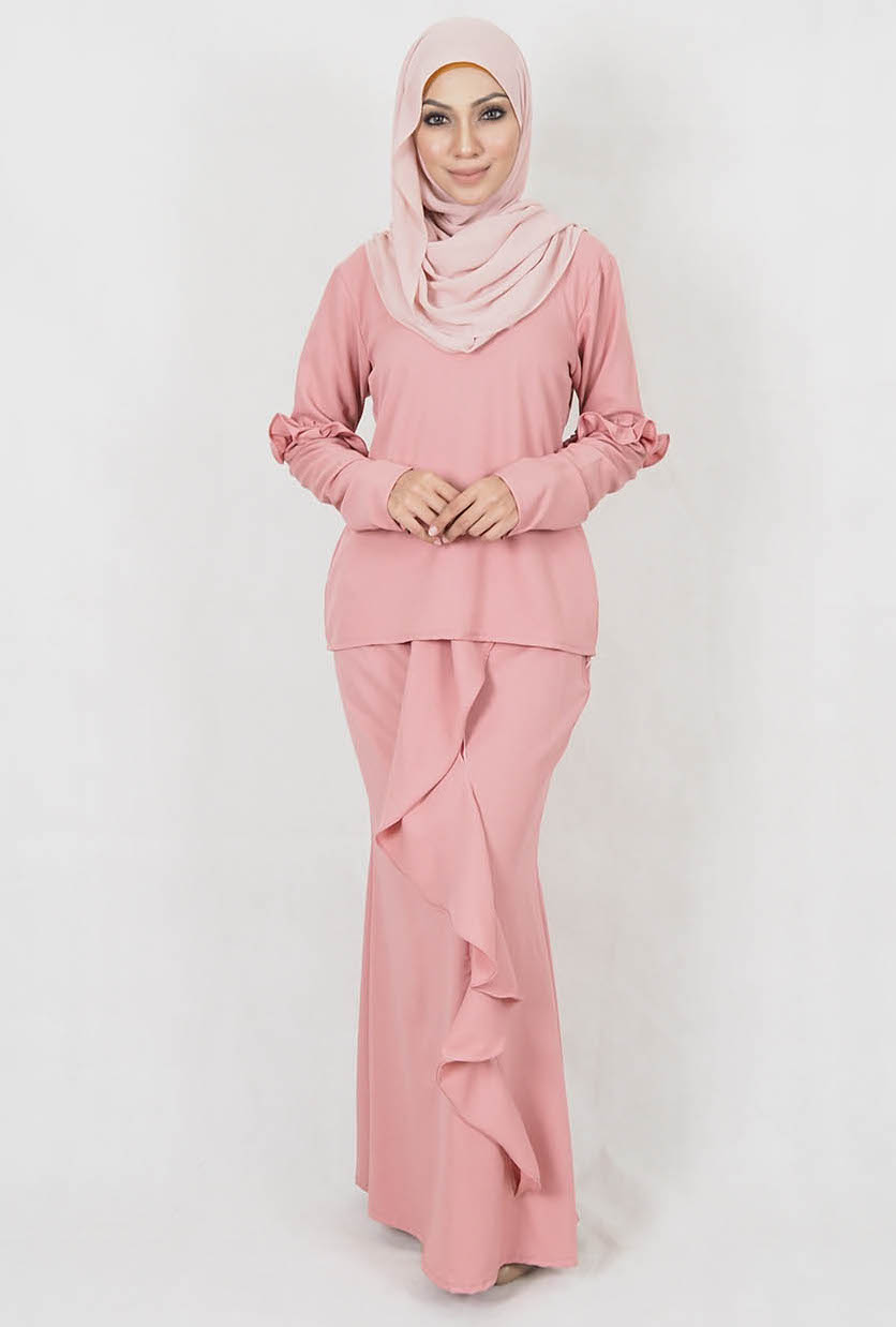 SW4969 Baju Kurung (Breastfeed) Pink