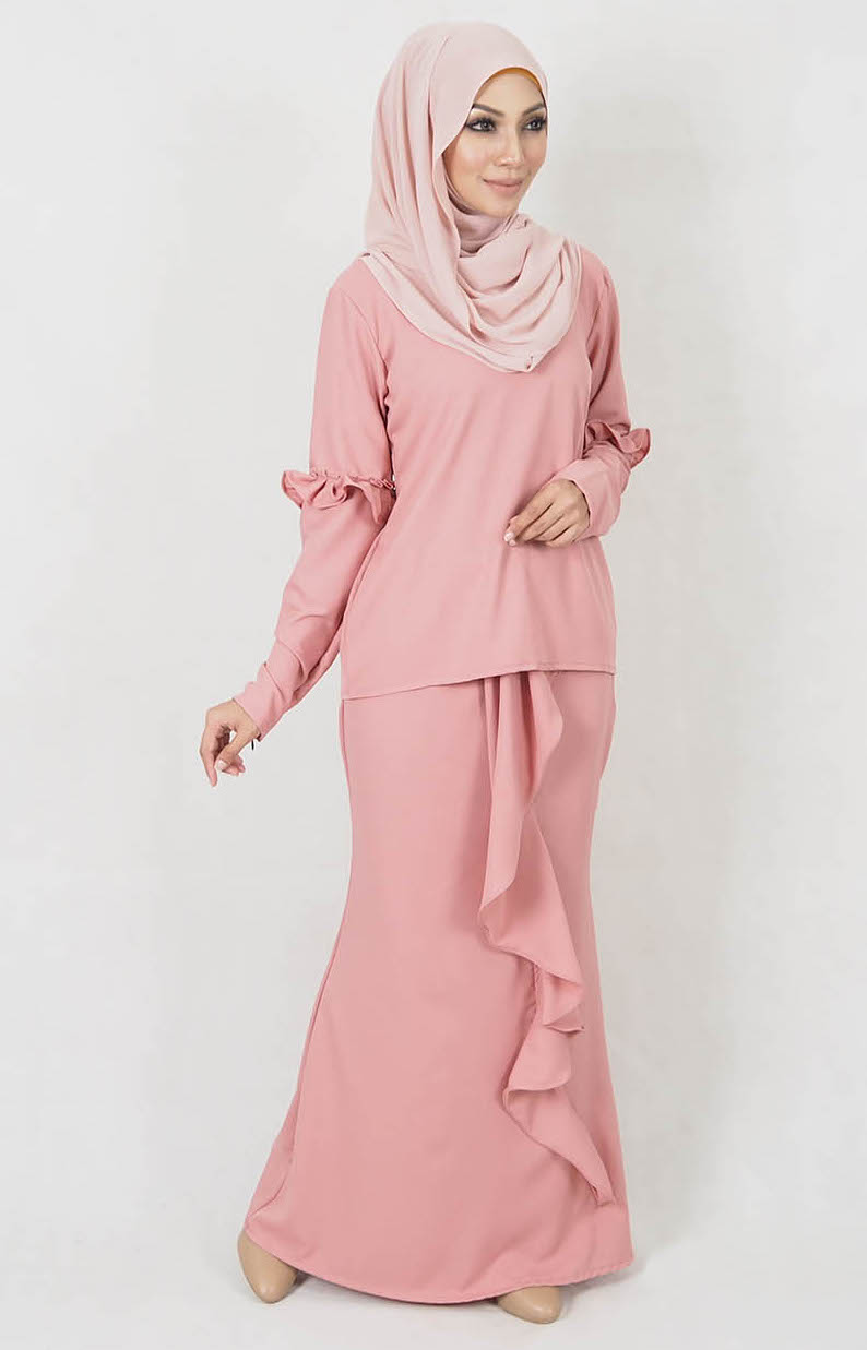 SW4969 Baju Kurung (Breastfeed) Pink
