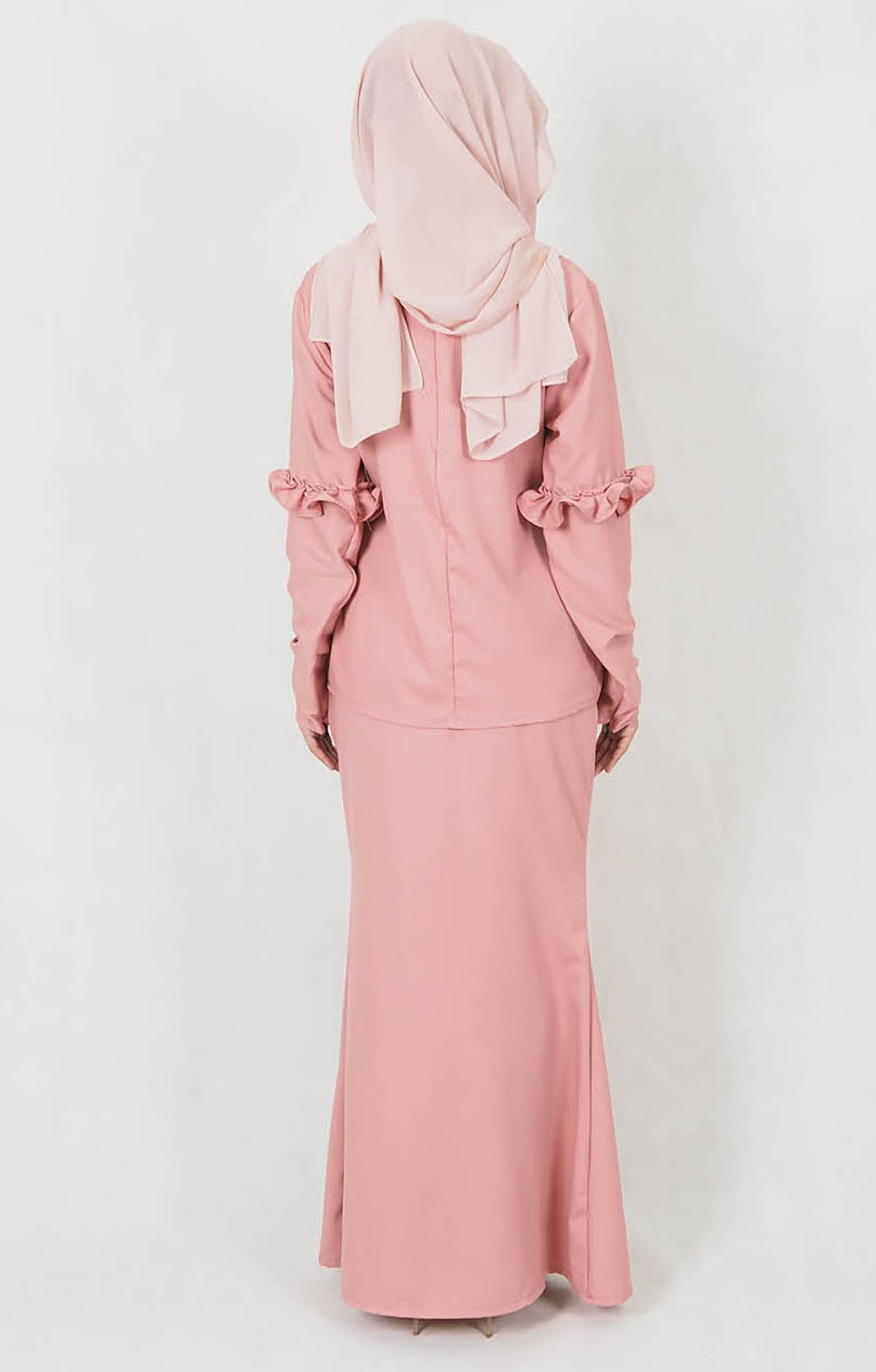 SW4969 Baju Kurung (Breastfeed) Pink