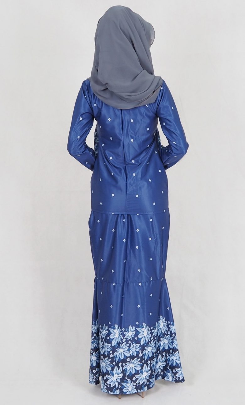SW4972 Baju Kurung (Breastfeed) Blue