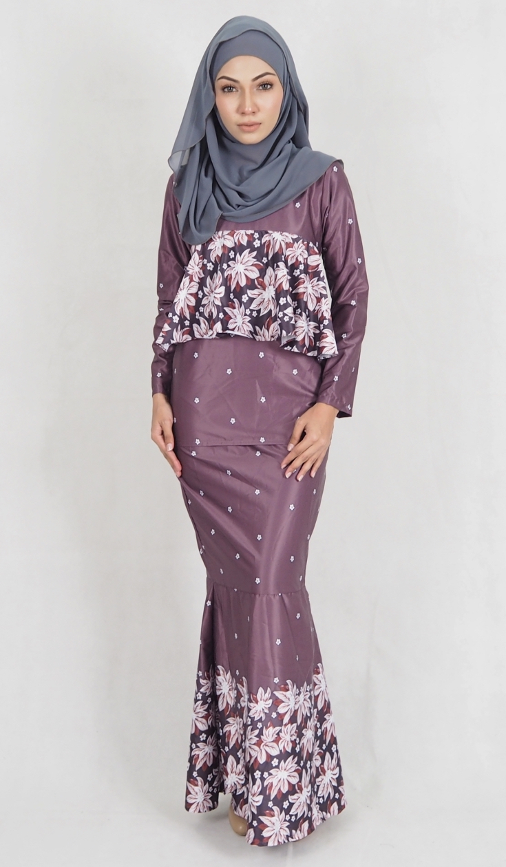 SW4972 Baju Kurung (Breastfeed) Grey