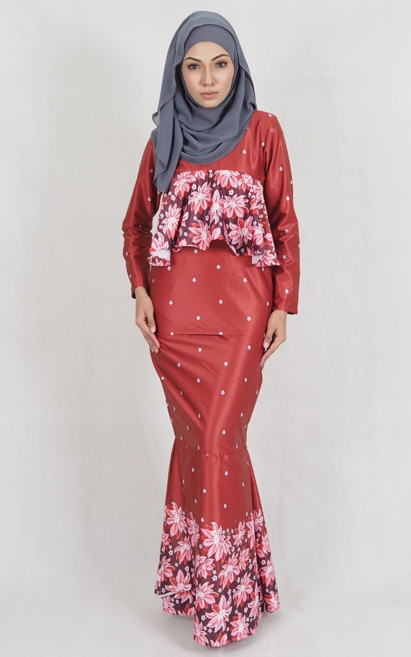 SW4972 Baju Kurung (Breastfeed) Maroon
