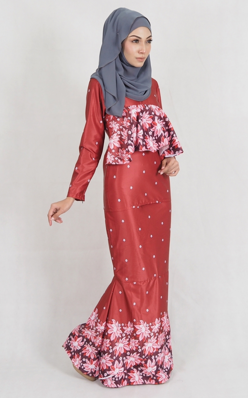 SW4972 Baju Kurung (Breastfeed) Maroon