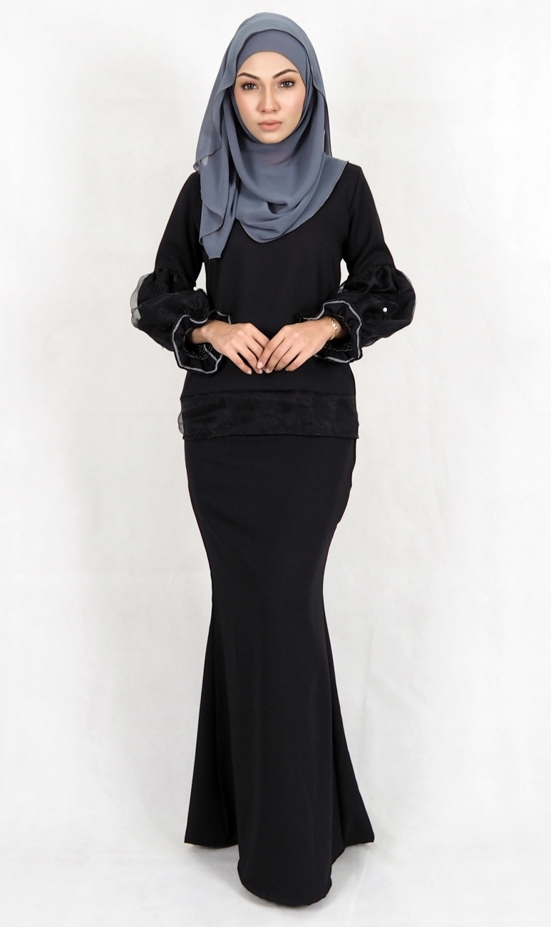 SW4974 Baju Kurung (Breastfeed) Black