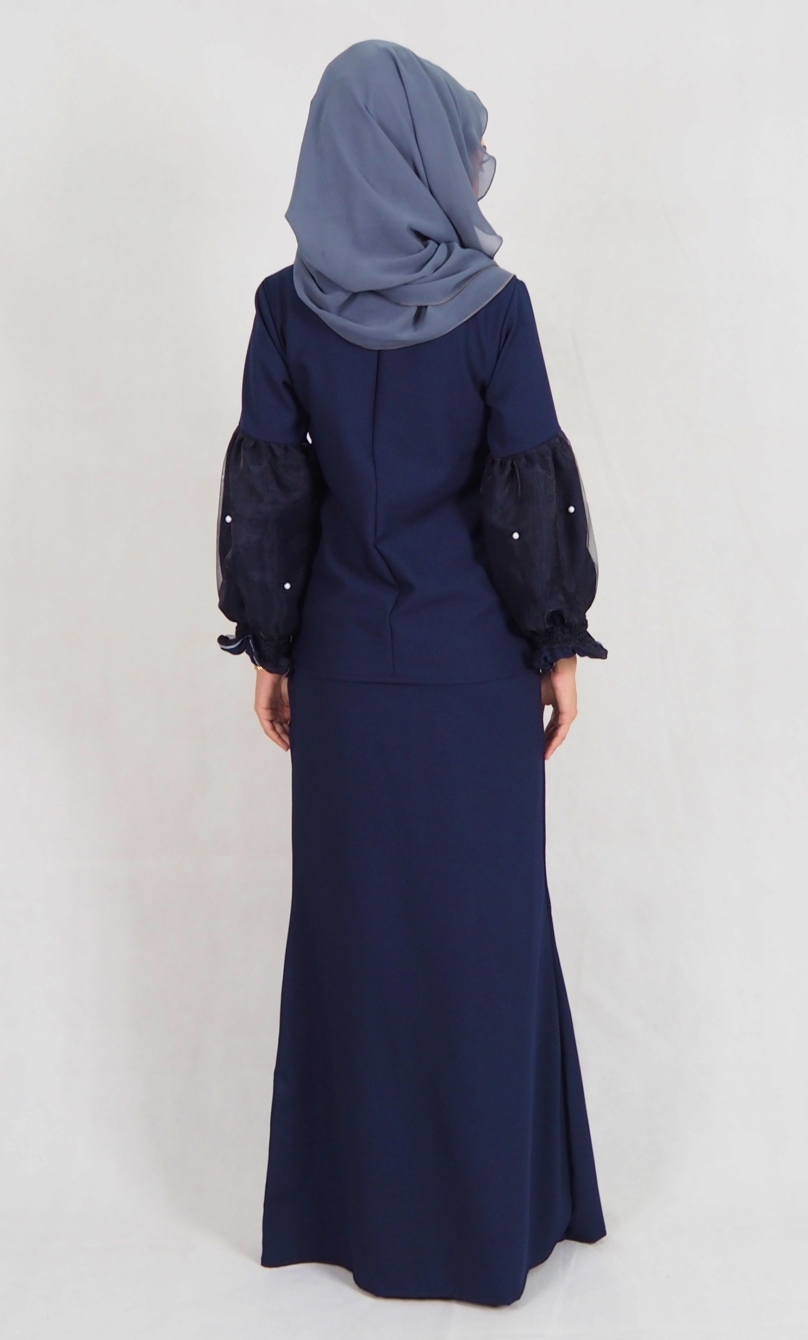 SW4974 Baju Kurung (Breastfeed) Navy