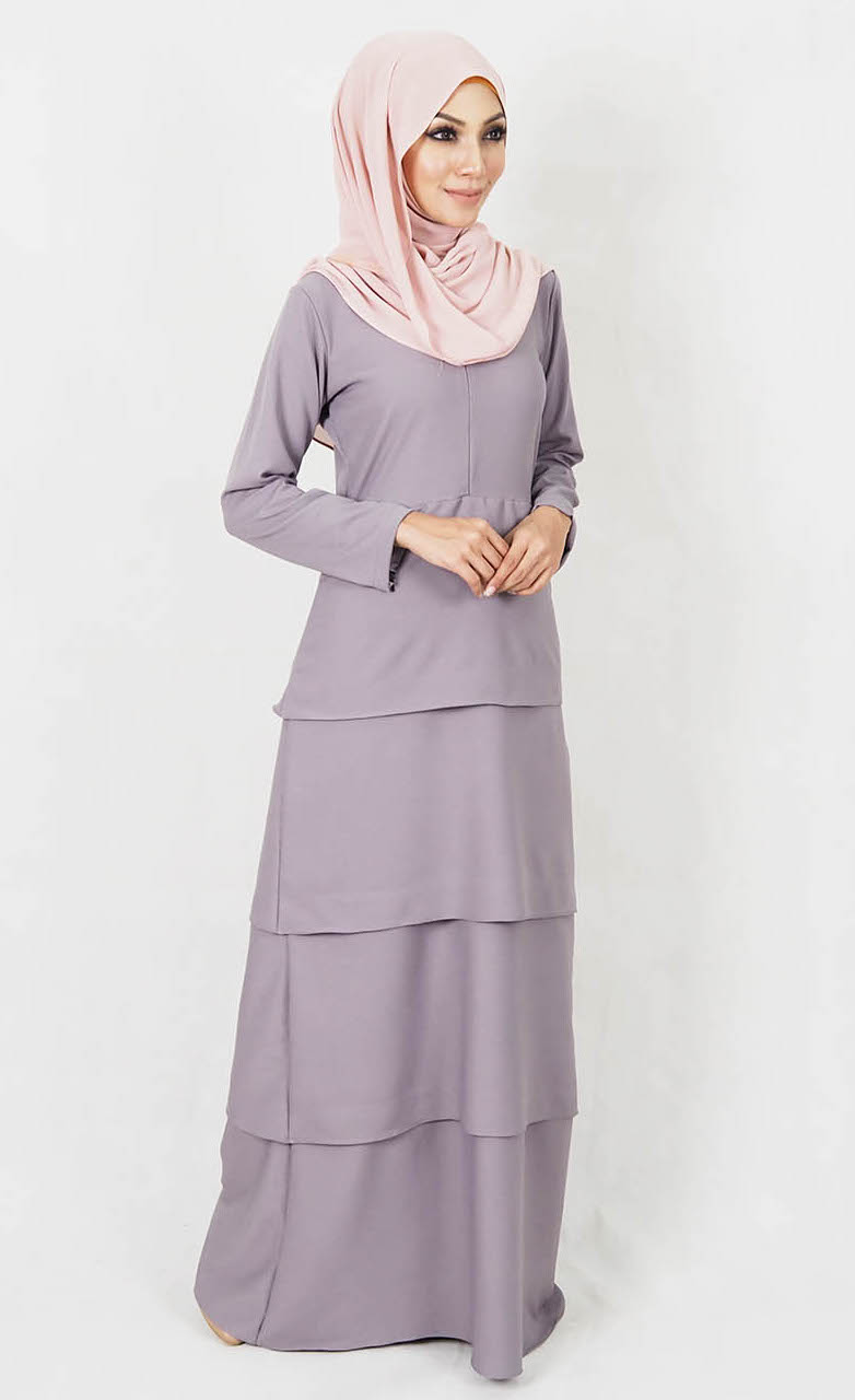 SW4975 Jubah (Breastfeed) Grey