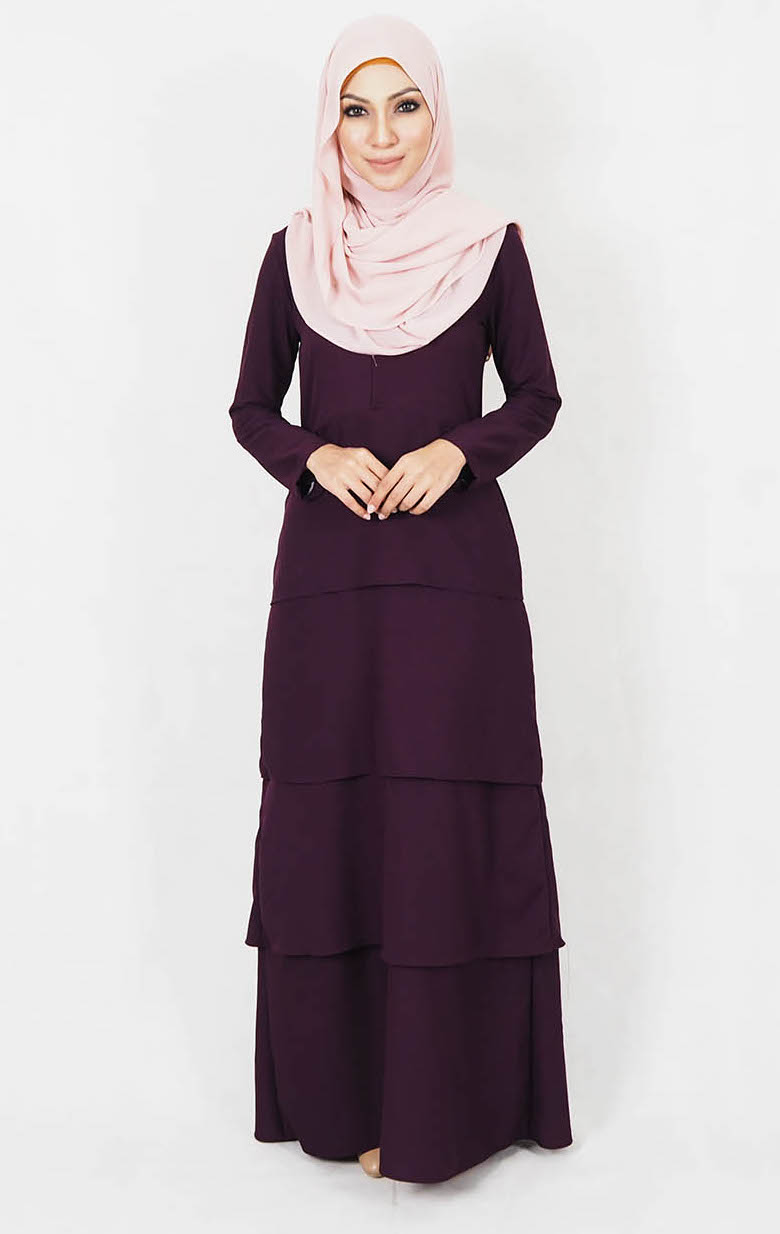 SW4975 Jubah (Breastfeed) Purple