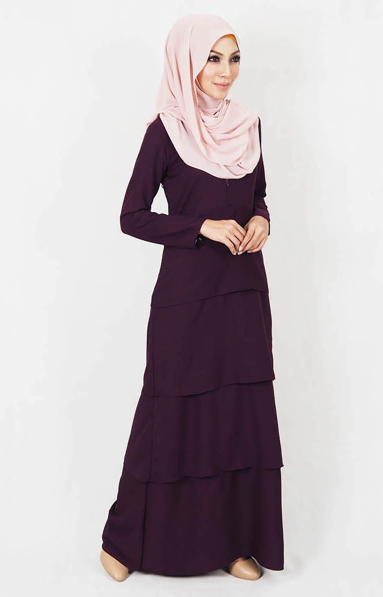 SW4975 Jubah (Breastfeed) Purple