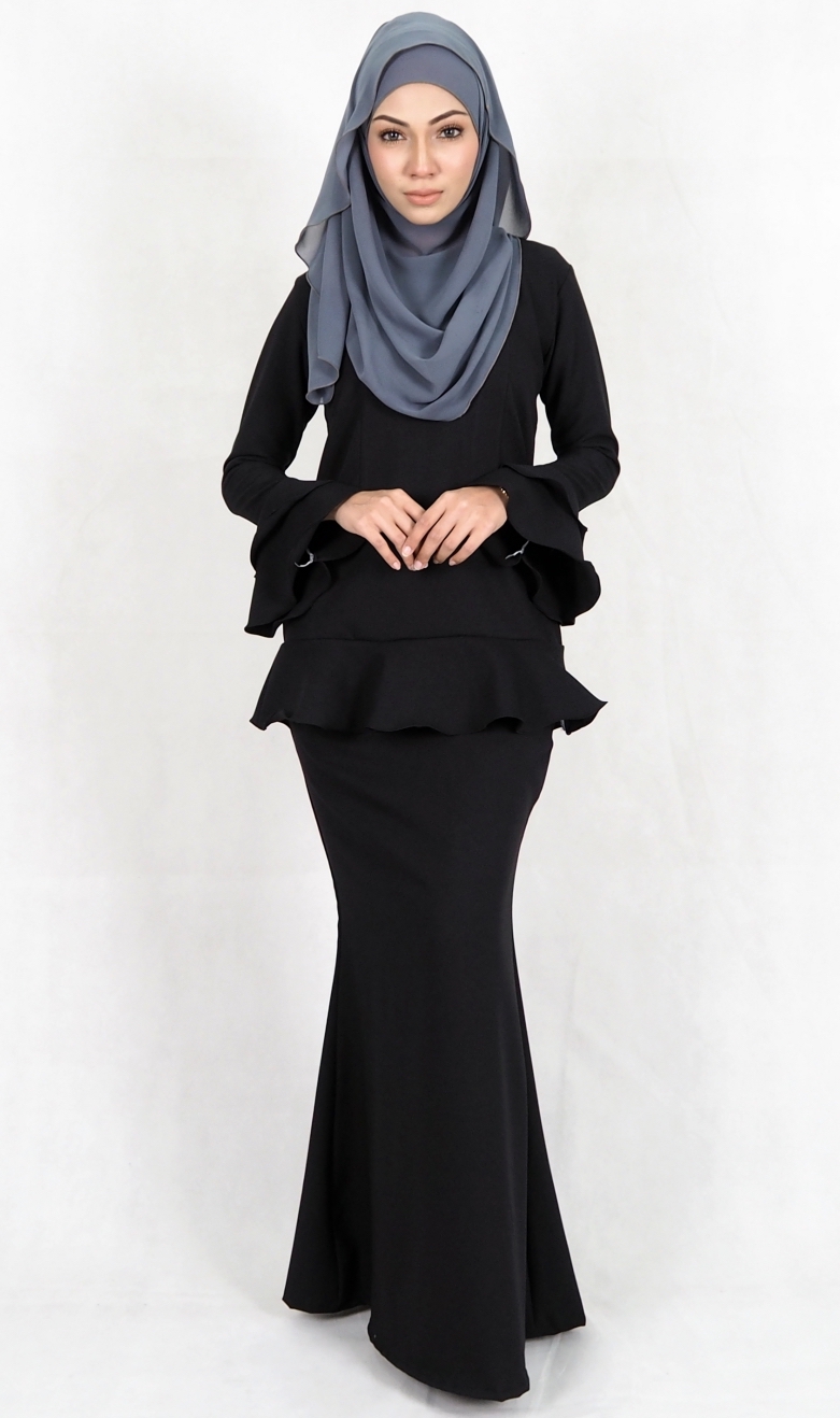SW4976 Baju Kurung (Breastfeed) Black