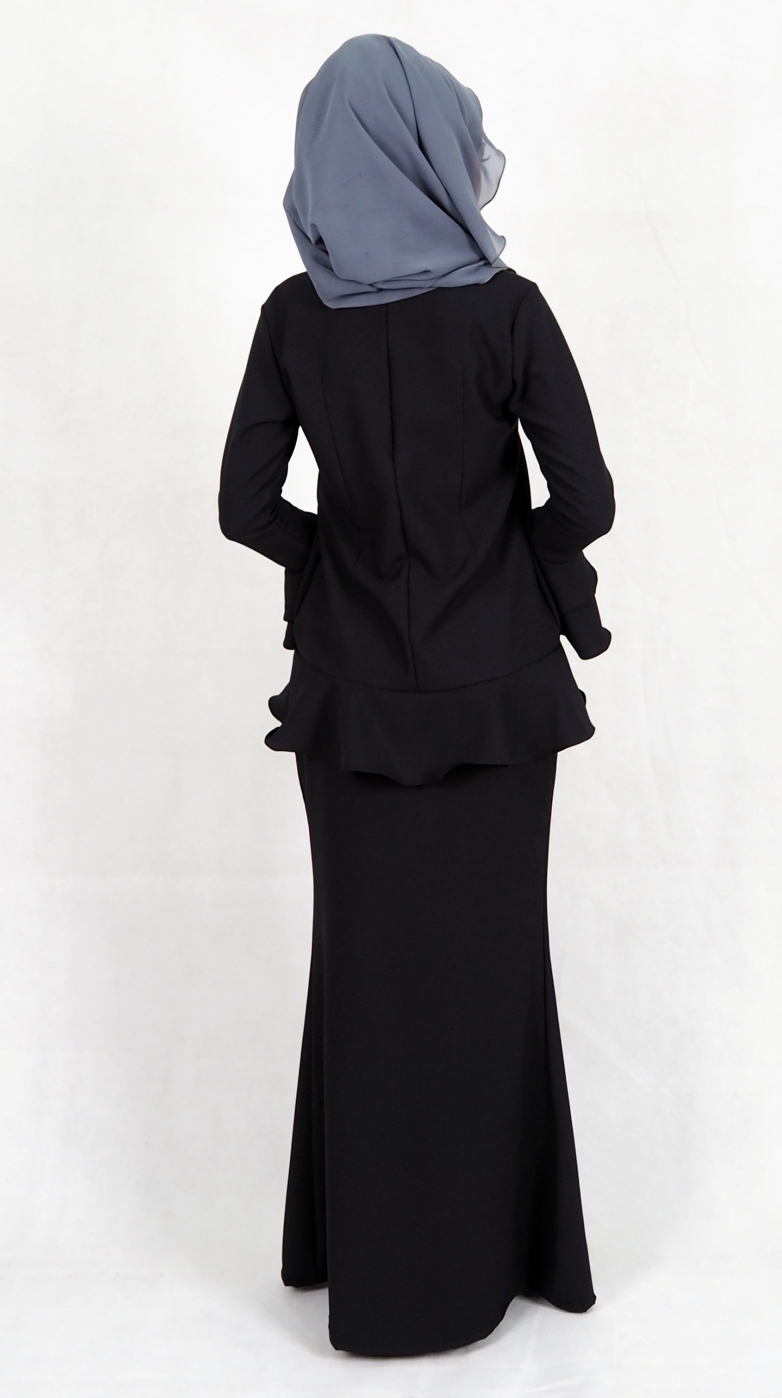 SW4976 Baju Kurung (Breastfeed) Black