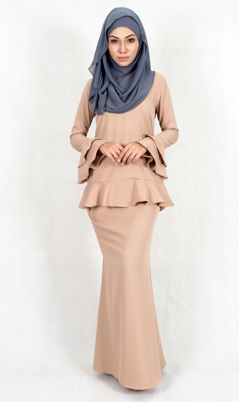 SW4976 Baju Kurung (Breastfeed) Brown